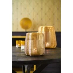 Windlicht Adeta - Goud - Ø28cm -Home Decoration Store d34e6ffac9594dce98ed67388bdf683d