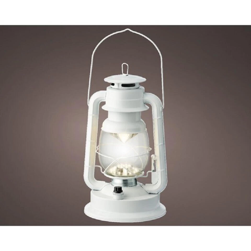 Lumineo Lantaarn - Solar - Wit - Metaal - 34 Cm 3 Lumineo Lantaarn - Solar - Wit - Metaal - 34 Cm - Afbeelding 3