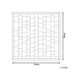 Beliani Wanddecoratie PUEBLA - Multicolor Teakhout -Home Decoration Store e1f6fad71e8f40ad9d278bdd927197c7