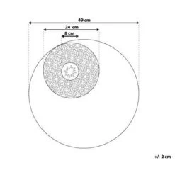 Beliani Wanddecoratie RUBIDIUM - Zwart Metaal 6 Beliani Wanddecoratie RUBIDIUM - Zwart Metaal -Home Decoration Store e34f7b9b2dda4362976af43e7017c42e