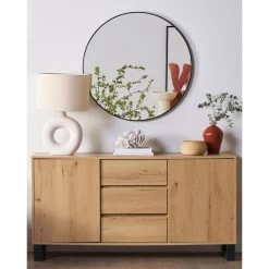 Beliani Wandspiegel ANNEMASSE - Zwart Glas -Home Decoration Store f88f4ff9e3704d6e9445356997d3d25a