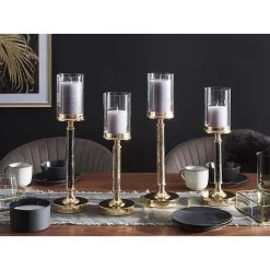 Beliani Kandelaar ABBEVILLE - Goud Glas, Metaal -Home Decoration Store f9014ec4a2e544bc8cdcfffe0e8a0fe0