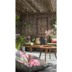 Lantaarn Finn - Naturel - Kunststof - 35xø27 Cm -Home Decoration Store sf 54131005 9061