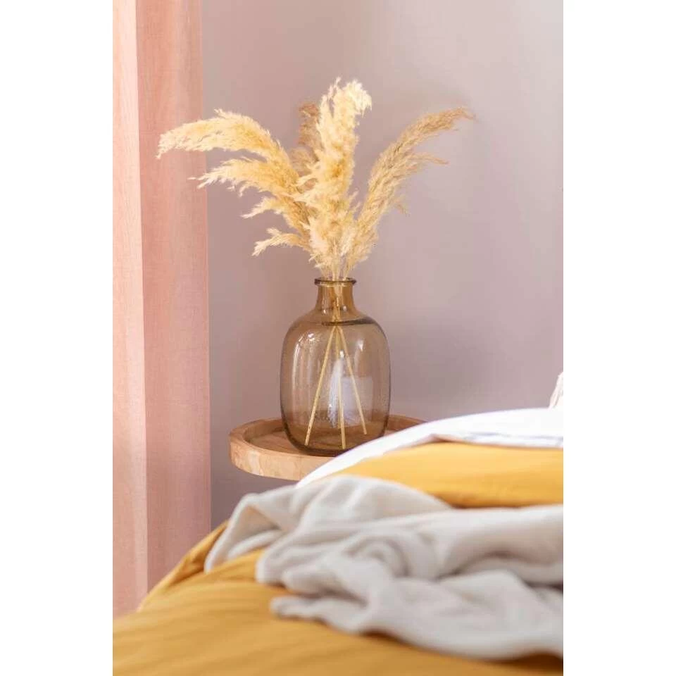 Vaas Rowan - Bruin - 35xØ22 Cm 2 Vaas Rowan - Bruin - 35xØ22 Cm - Afbeelding 2