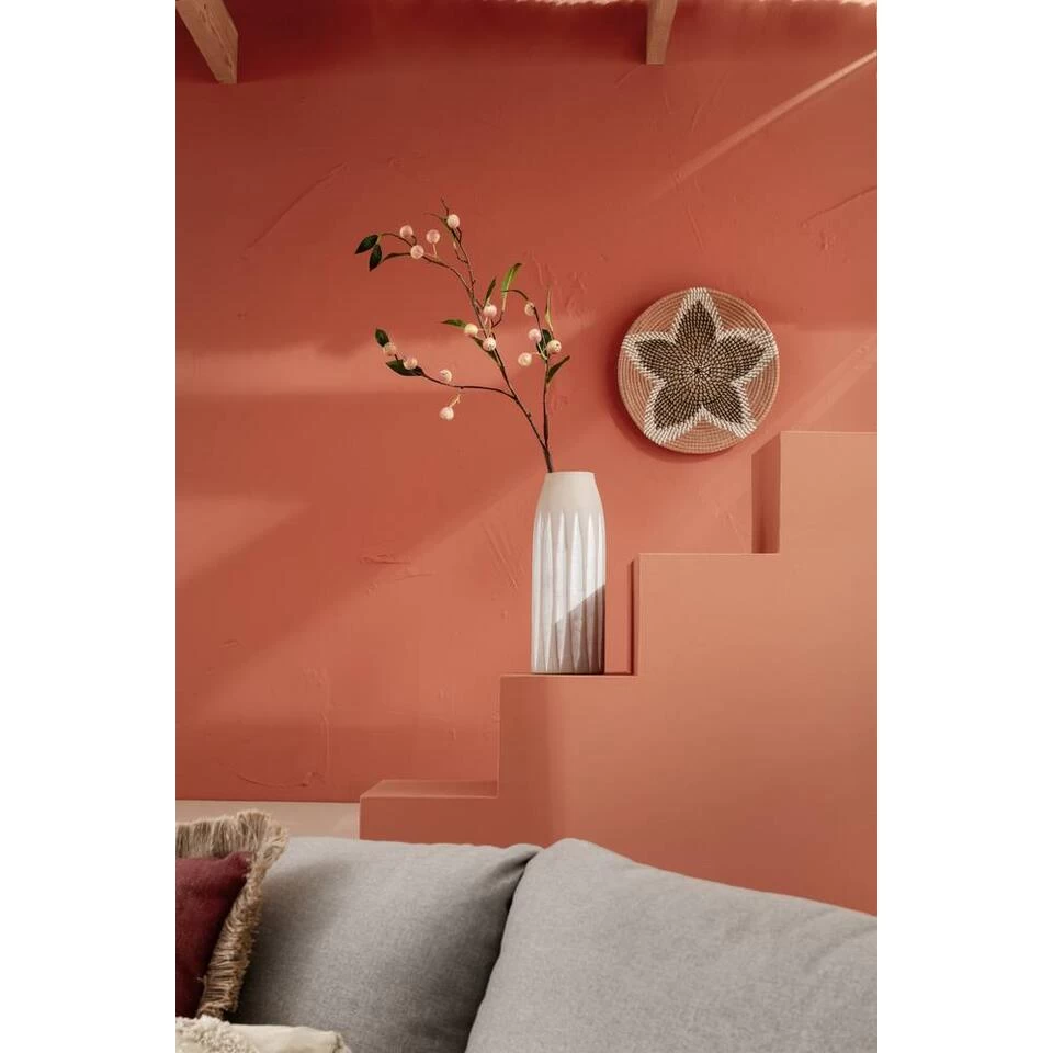 Vaas Crystal - Offwhite - Keramiek - 35xø13 Cm 2 Vaas Crystal - Offwhite - Keramiek - 35xø13 Cm - Afbeelding 2