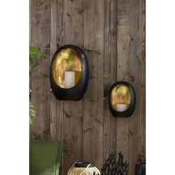 Windlicht Brugge - Zwart - 38x27x16 Cm -Home Decoration Store sf 71314675 1010